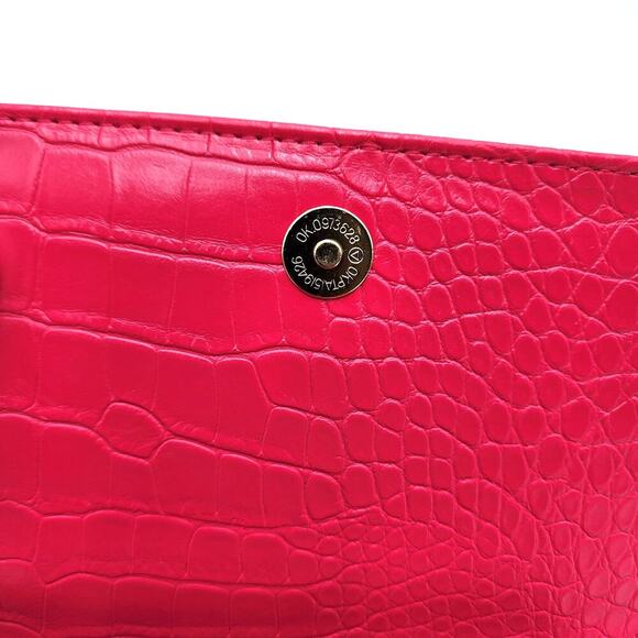 NWT BADGLEY MISCHKA PINK CROSSBODY BAG MSRP$99 VEGAN LEATHER - Picture 10 of 16